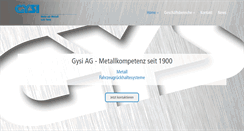 Desktop Screenshot of gysi.ch